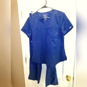 Cherokee Authentic workwear  / scrubs set / navy/ small petite